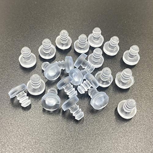 Rubber Glass Table Top Bumpers, Clear Bumper Pads 30 Pcs Glass Top