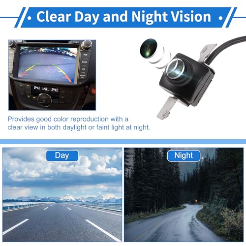 Image of 1 Pcs Rear View Camera for Tesla Model S Model x 2017-2023 License Plate Park Assist Camera Backup Reverse Camera Replace No.1061269-00-C