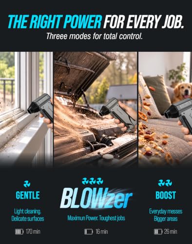Sabrent BLOWZER X6 Cordless Air Duster w/ Carrying Case - image 5