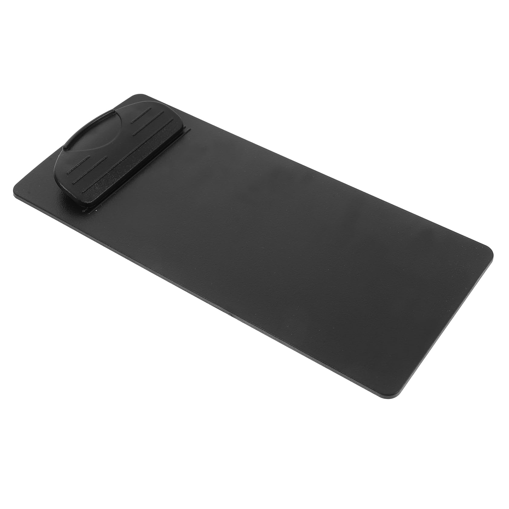 OKUMEYR 4pcs Plastic Clipboard with Storage Versatile Writing Pad for Menus Bills and Meetings Compact Design Black for Restaurants and Offices