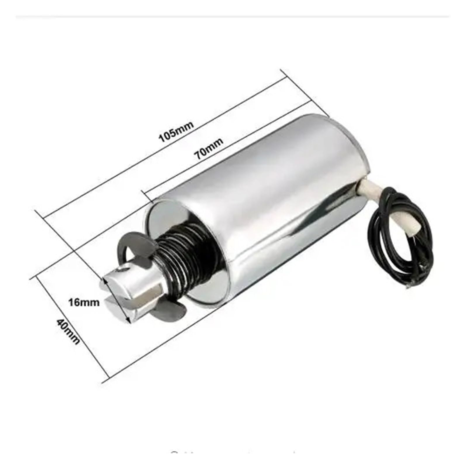 MQ8-Z57B DC12V DC24V 10mm 6kg 10mm 12kg Push Pull Type Action DC Solenoid Electromagnet(12V)