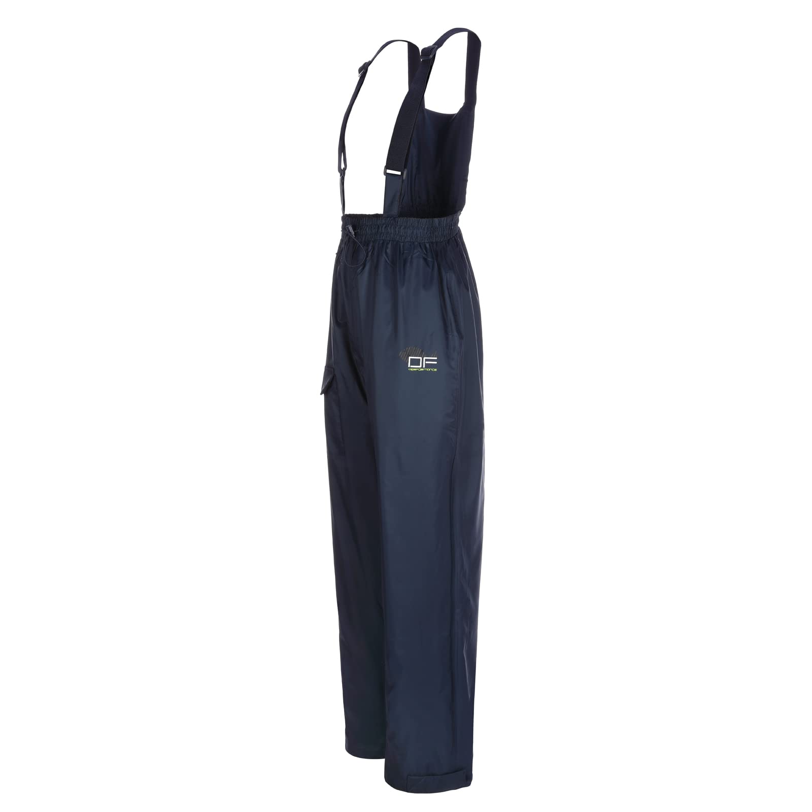 Dry Fashion Herren Regenhose Segelhose - Leichte Regenlatzhose Überziehhose Wasserdicht Winddicht Atmungsaktiv