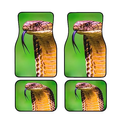 Tapis de sol en caoutchouc robuste Cobra Snake étanche toutes saisons