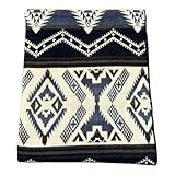 Alpaca Blanket Throw 78x47 in | Ultra Soft, Non-Itchy & Breathable | Premium Alpaca Wool Blanket | Warm, Hypoallergenic Natural Fiber | Handmade Luxury Throw for Sofa, Bed or Travel (Black Gray)