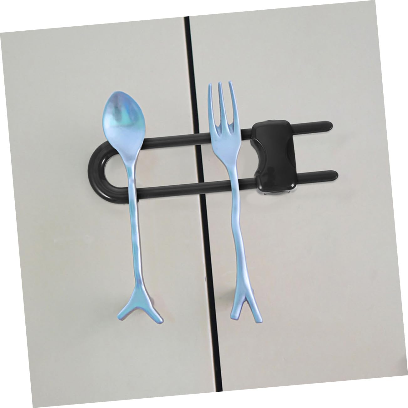 NOLITOY Pack de 12 Cerraduras de Seguridad para Cajones y Refrigeradores, Bloqueo Adhesivo para Bebés y Adultos Necesidades Obsequios, sin Taladrar