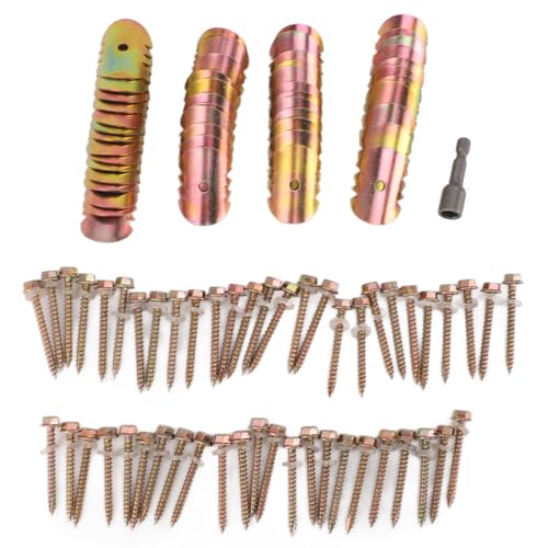 Topincn 50 Sets General de la Valla, Sujetadores de Alambre de Valla Cañas de Valla del Elemento Básico de Cercas para la Madera Blanda, Clips de Montaje de Cercas Cercado de