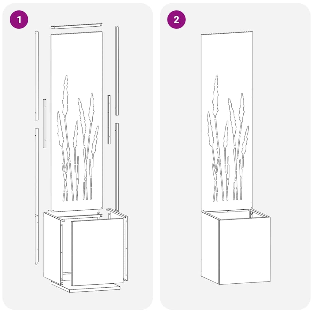 Genérico Pantalla de Privacidad para Jardín Calado Plata 32 x 140 cm,Casa y jardín,Decoración,Obras de Arte,Carteles, copias y Arte visual-876396