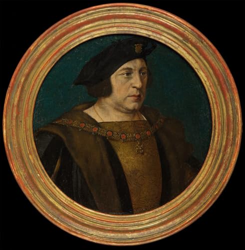Affiche toile Sir Henry Guildford, portrait Hans Holbein le Jeune pour décoration murale