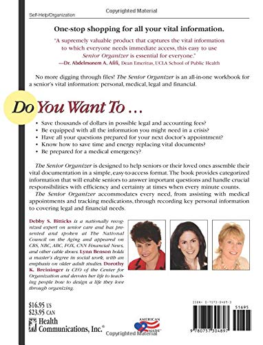 The Senior Organizer: Personal, Medical, Legal, Financial image 3