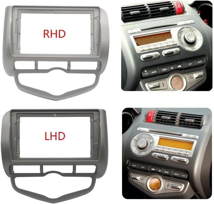 に適合する ジャズ シティ フィット 2002-2008 ステレオオーディオプレーヤー DVDパネル ダッシュフレーム センターコン