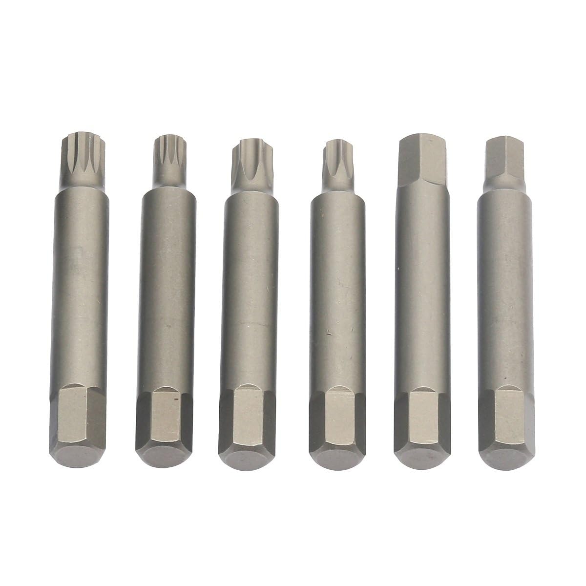 FreeTec 13 pezzi Chiave Puleggia Alternatore, 1/2" Set Estrattori Puleggia Alternatore, Chiave a Bussola per Ruota Libera Alternatore con 33 Denti, Attrezzi Alternatore per VW Audi VAG Fiat (Nero)