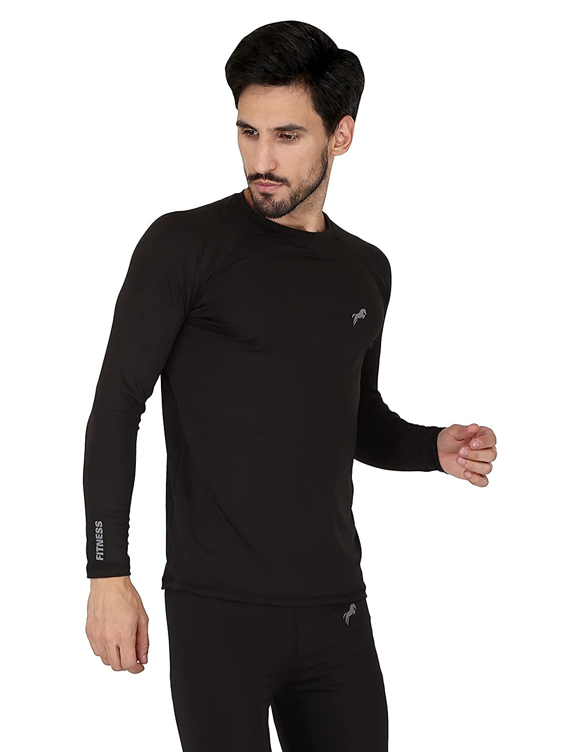 just rider Men's Long Sleeve Compression Shirts, Winter Gear Sports Base Layer Top, Athletic Running T-Shirt-picture-28