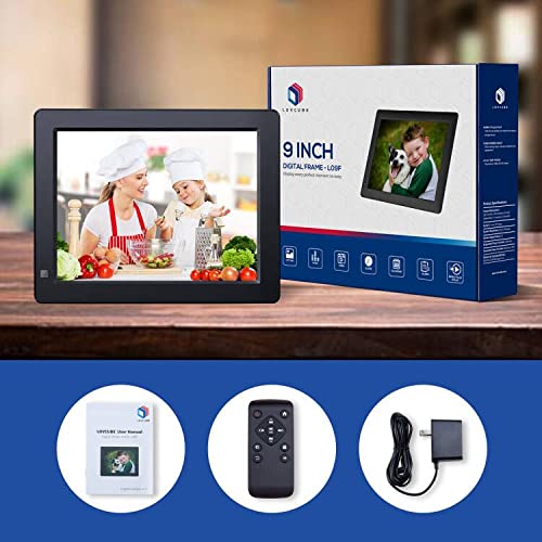 Lovcube 9Inch Digital Photo Frame L09F - Digital Picture Frame With 1024 X 768 Hd 4:3 Ips Display, Usb And Sd Card Slots And Remote Control #TOP4