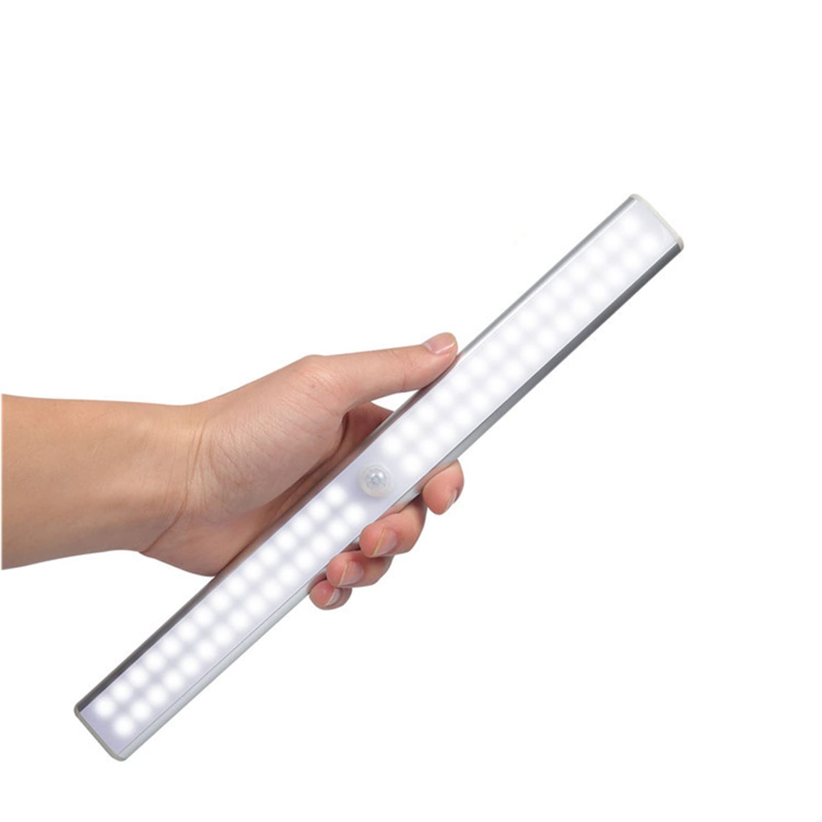 Lampa pod oświetleniem gabinetu stołowego, lampka nocna do ładowania USB z wbudowanym światłem magnetycznym, czujnik ruchu LED do szafy, szafa, korytarz, schody, światło
