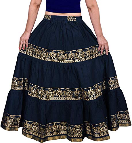 Women Long Traditional Ethnic Skirt4