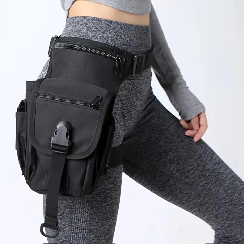 Miniatura 8 de Waterproof Motorcycle Thigh Bag for Men Women - Drop Leg Bag with Adjustable Strap,Thigh Pack for Riding, Outdoor Sports, and Travel - Secure Leg