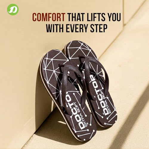 Image of DOCTOR EXTRA SOFT Women's Orthopedic and Diabetic Comfort Ortho Care, Bathroom Rubber Flip-Flops and House Slipper [OR-D-02]