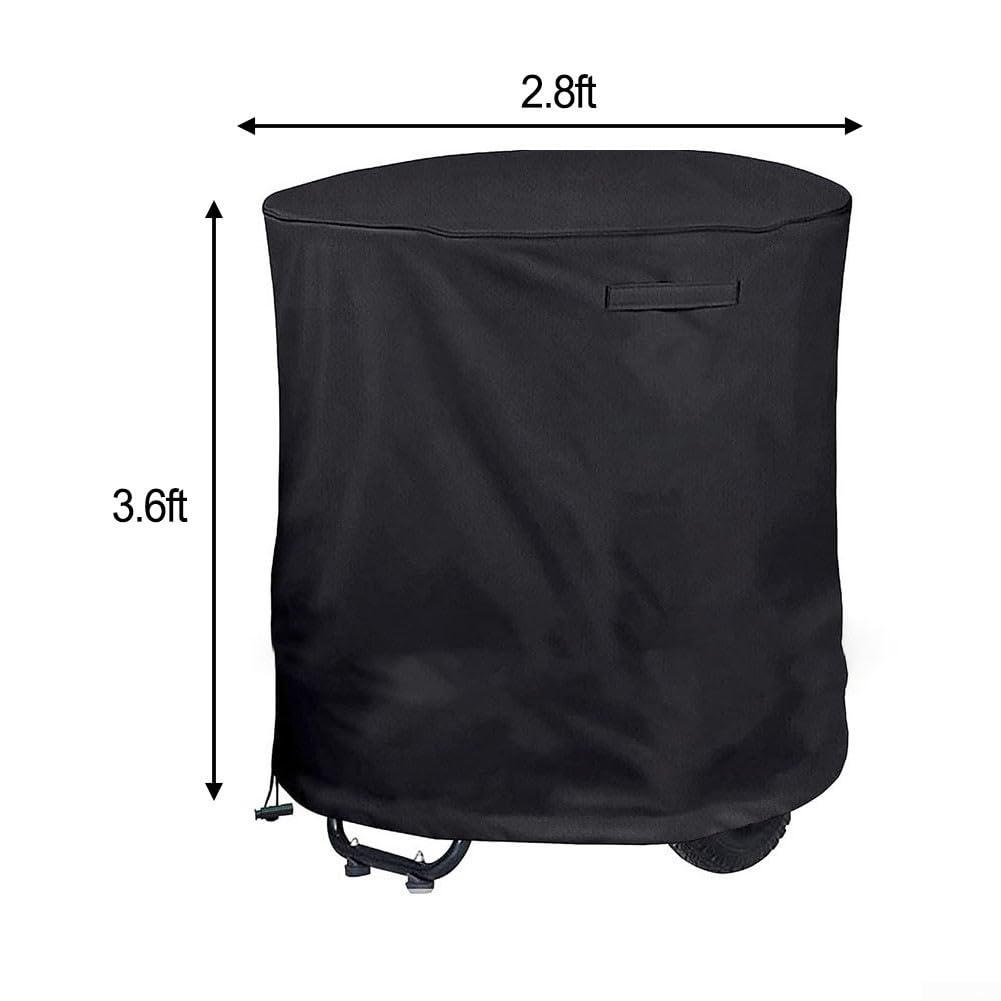 Housse de protection imperméable en tissu Oxford 600D pour broyeurs et broyeurs à bois, 2,8 × 1,1 m, loin de la poussière et des débris