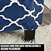 Great Bay Home Modern Velvet Plush Arm Chair Slipcover. Strapless One Piece Stretch Chair Cover. Magnolia Collection. (Chair, Navy)