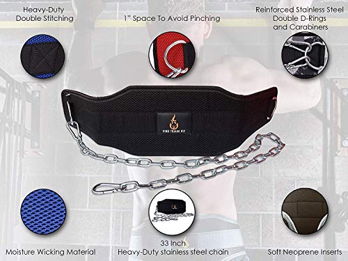 現金特価 Fire 101 6cm ウエストサイズが40インチ Sサイズ ブラック ウエイトベルト ディップス 付き チェーン Fit Team ウエイトトレーニング Www Solidarite Numerique Fr