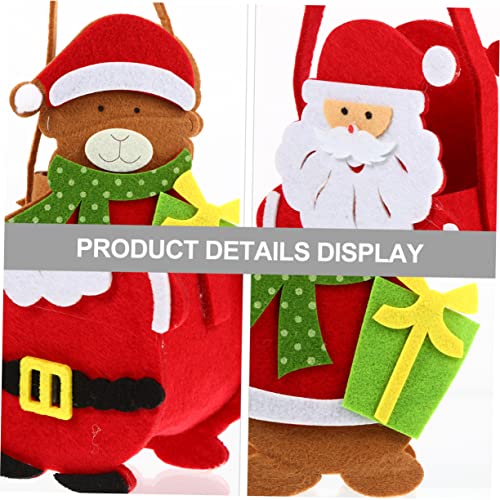 OATIPHO 2 Piezas Bolsas de Pequeñas para Navidad Bolsa de Xmas Bolsita de Fiesta Familiar
