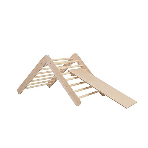 Climbing triangle with ramp, Foldable climbing triangle, Baby gym, Climbing ladder, Foldable triangle, Baby climber, Step triangle