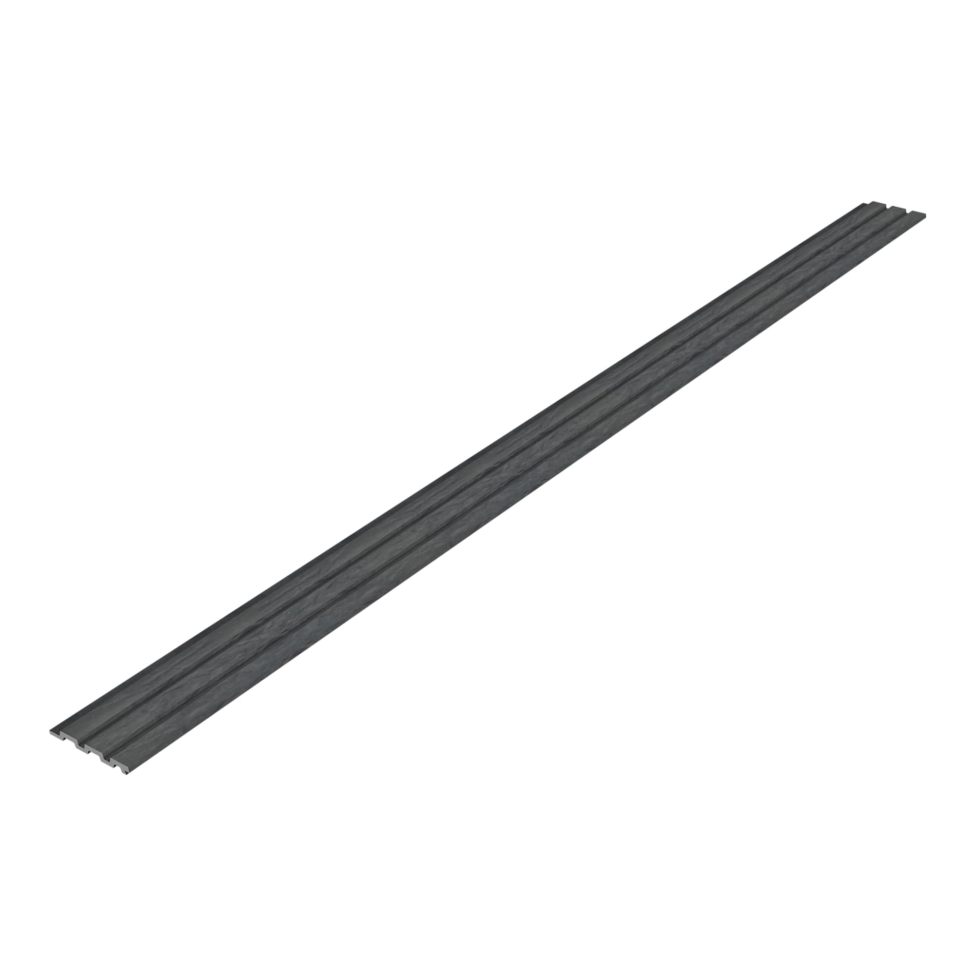 NEU.HOLZ Panel de Pared 3D Brunssum Juego de 8 Paneles Decorativos para Pared de Listones para Salón Dormitorio Oficina Cortar a Medida Poliestireno 195 x 12,2 x 1,2 cm - Efecto Mármol Gris