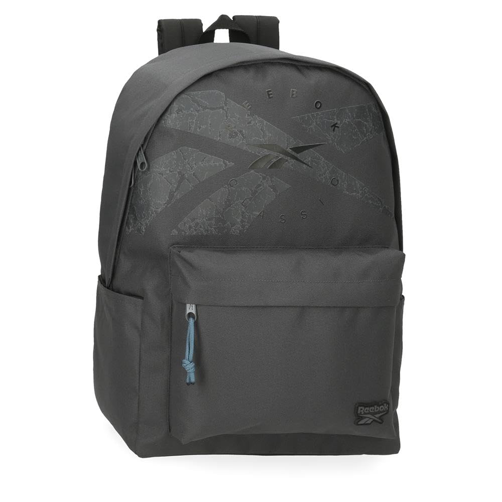 Reebok Stam 15.6-inch Laptop Backpack, with a Trolley Strap, Grey, 31.5 x 45 x 15 cm, Polyester, 21.26 L, by Joumma Bags