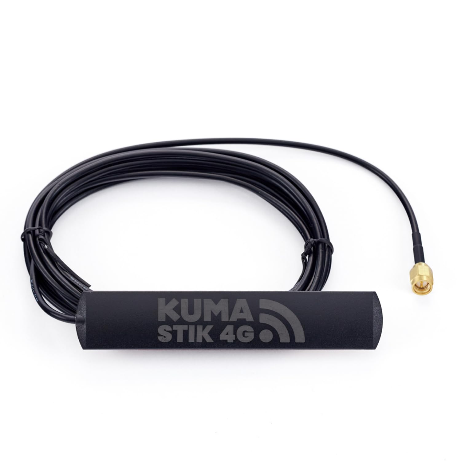 KUMA STiK 4G Antenna for SIM Router & Modem - 5 dBi High Gain Indoor Omnidirectional Permanent Mount Aerial - SMA Male Connector - Wireless LTE Signal for Home Office Motorhome Caravan Boat