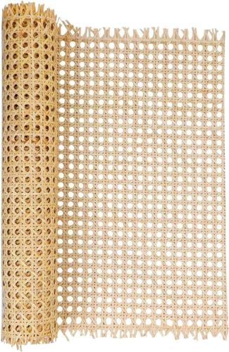 Image of Generic Bamboo Wood Cane Mat Roll for Furniture Mesh Webbing Rattan Roll for Basket Chair Cabinet Almirah Decoration Weaving Furnishing (24 x24)