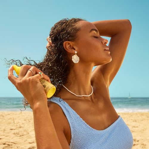 Sun Bum Revitalizing 3 in 1 Leave In Conditioner - Anti Frizz Detangler - Color Safe with UV Protection - Enriched with Coconut Oil and Banana - 4 oz