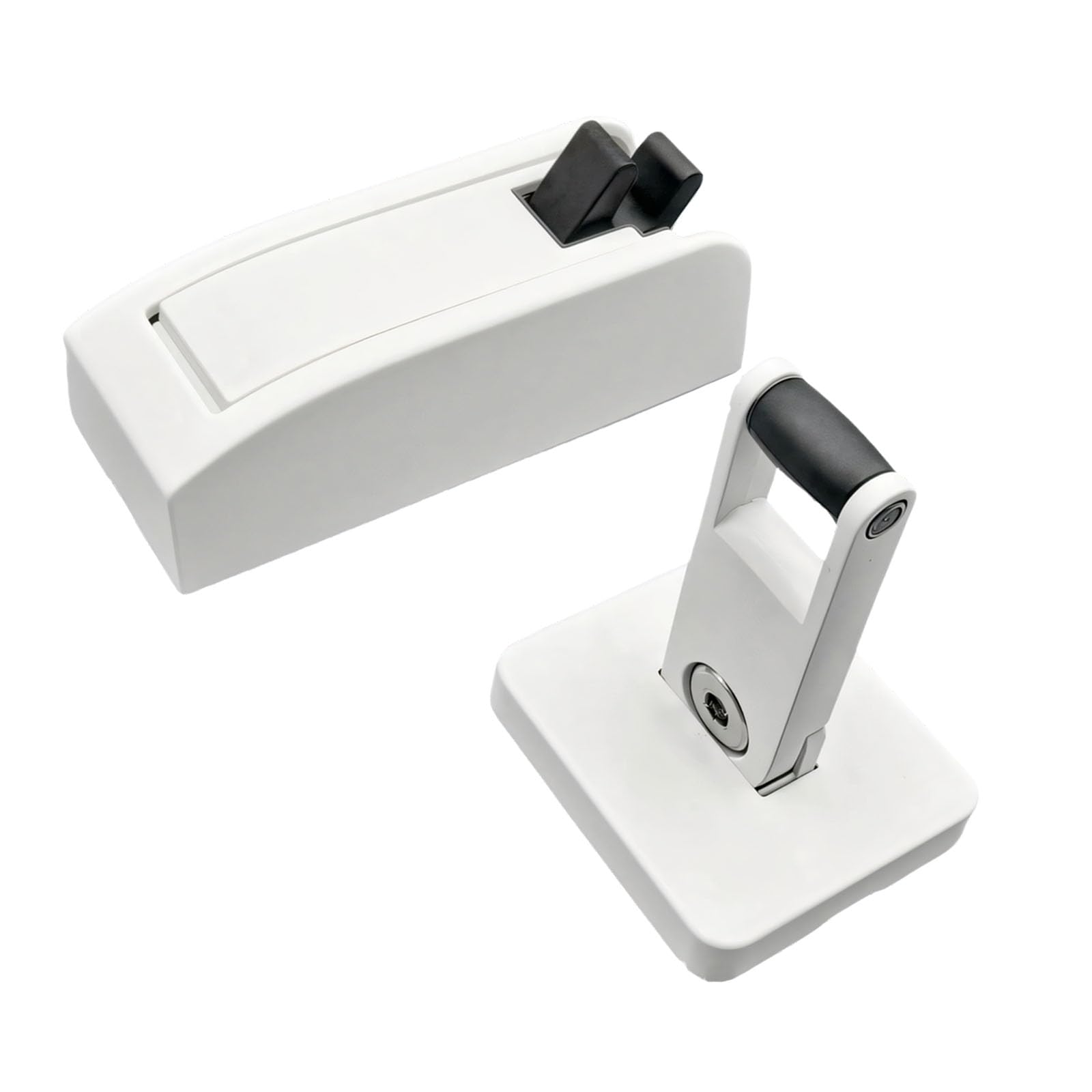 Sturdy Aluminum Door Restraint Prevents Damage to Areas and Doors Ideal for Kids Pets Spaces Modern Door Bumper