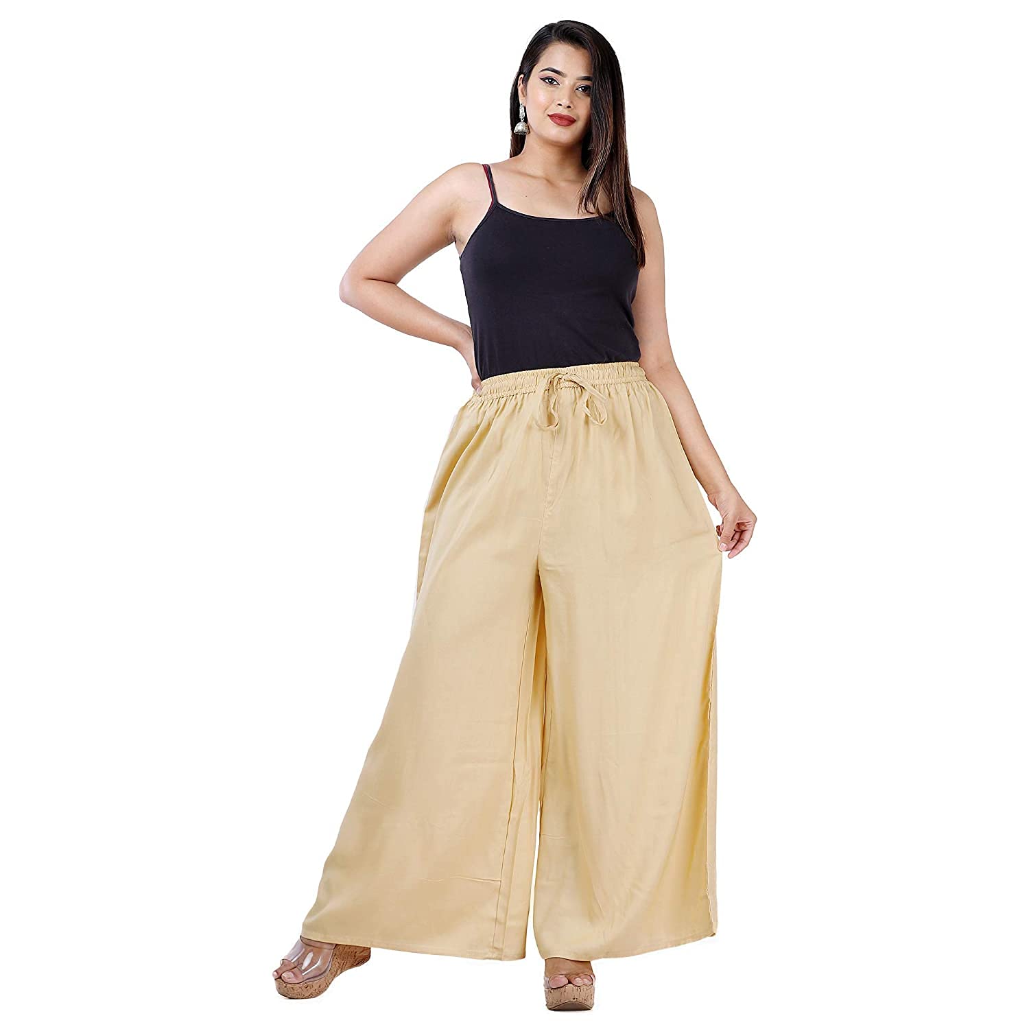 Women's Relaxed Fit Rayon Palazzo-picture-10