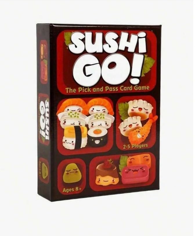 TopsPrime Sushi Go! Juego de Cartas Familiar Rápido y Divertido – Juego de Mesa para 2-5 Jugadores