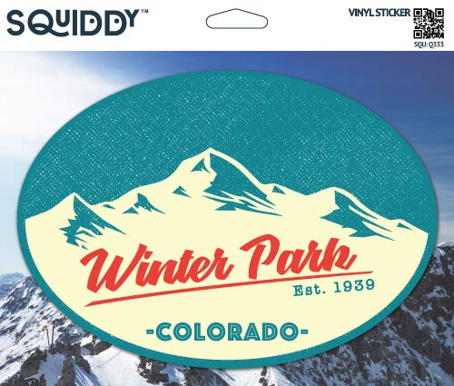 Squiddy Winter Park Colorado - Vinyl Sticker (8