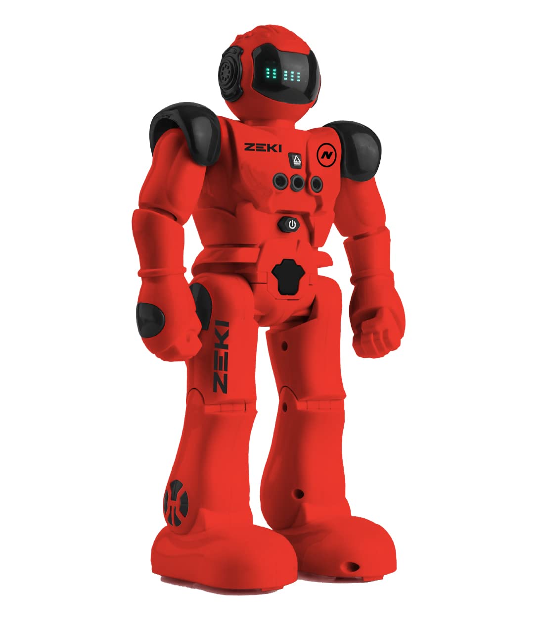 NBots - Zeki, Robot Radio controlado con múltiples prestaciones | Función Demo, Modo programación, anda, Patina, Baila, con música y Control de Volumen y con Luces en Ojos (NT10052)