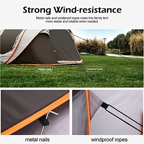Carpa de camping pop-up para 3-4 personas resistente al agua miniatura 2