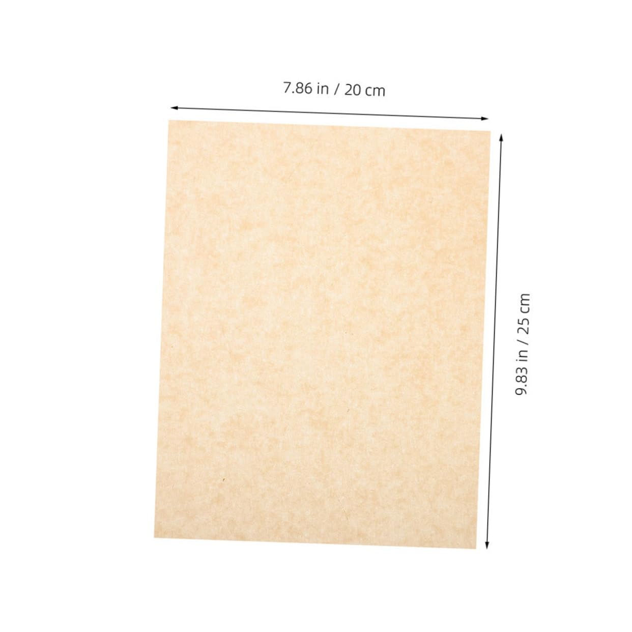 SOIMISS 500pezzi Carta Kraft Resistente Al Grasso Per Alimenti Carta Da Forno Antiaderente Ispessita Per Pizza Barbecue e Cottura Al Forno Per Cibi Fritti