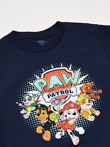 Paw Patrol Baby Boys Group Short Sleeve T-Shirt Movie And Tv Fan T Shirts, Navy Heather, 3T Us #TOP1