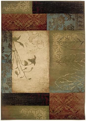 Oriental Weavers Hudson Beige/Green/Red Rug Rug Size: 7'8" x 10'10"