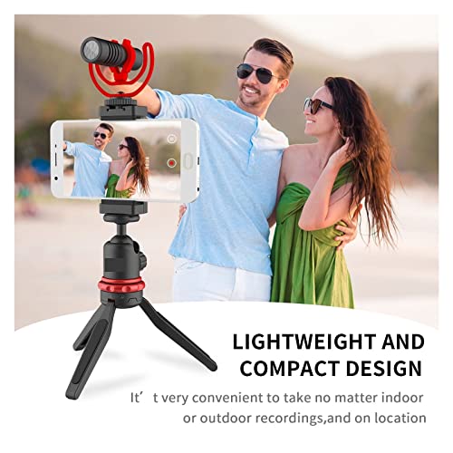 Kit vidéo pour smartphone avec microphone condensateur MM1 et support rotatif
