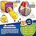 KIDUKU® 3-teiliges Bällebad Spielzelt Babyzelt + Krabbeltunnel + 200 Bälle + Tasche für drinnen und draußen