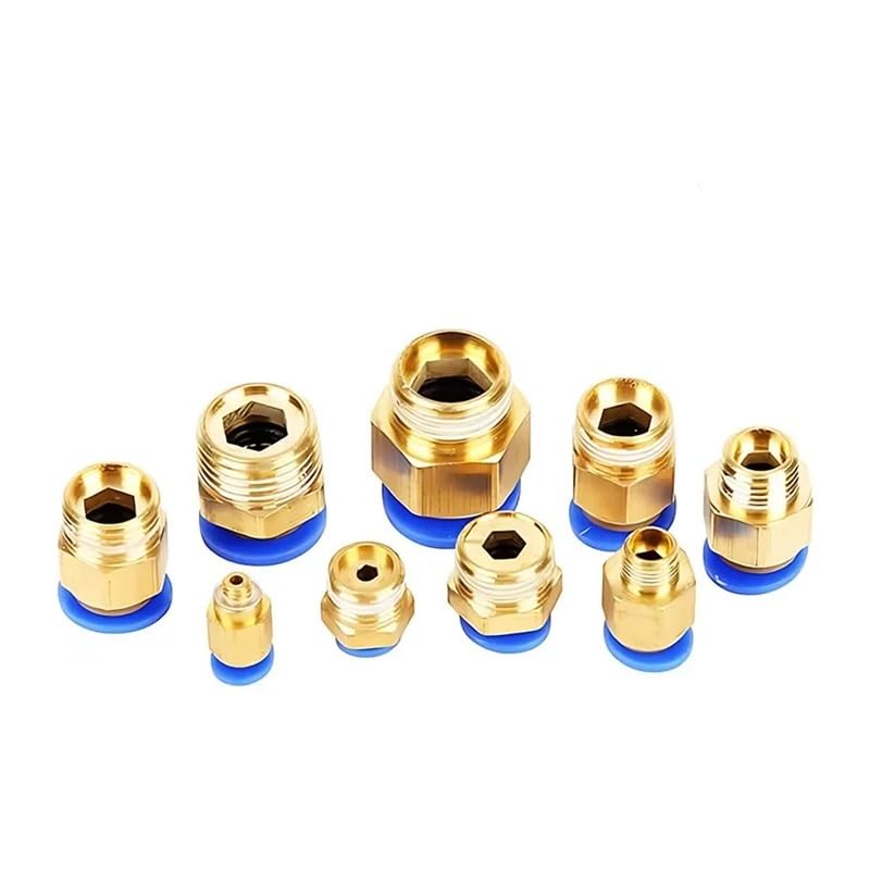 50/100/500 PCS Raccordo pneumatico aria Connettore rapido Filettatura maschio Compresso Tubo Tubo Tubo PC4-M5 PC6-01 PC8-02 PC10-03 PC12-04 (PC10-01,50 PCS) Raccordo per tubo