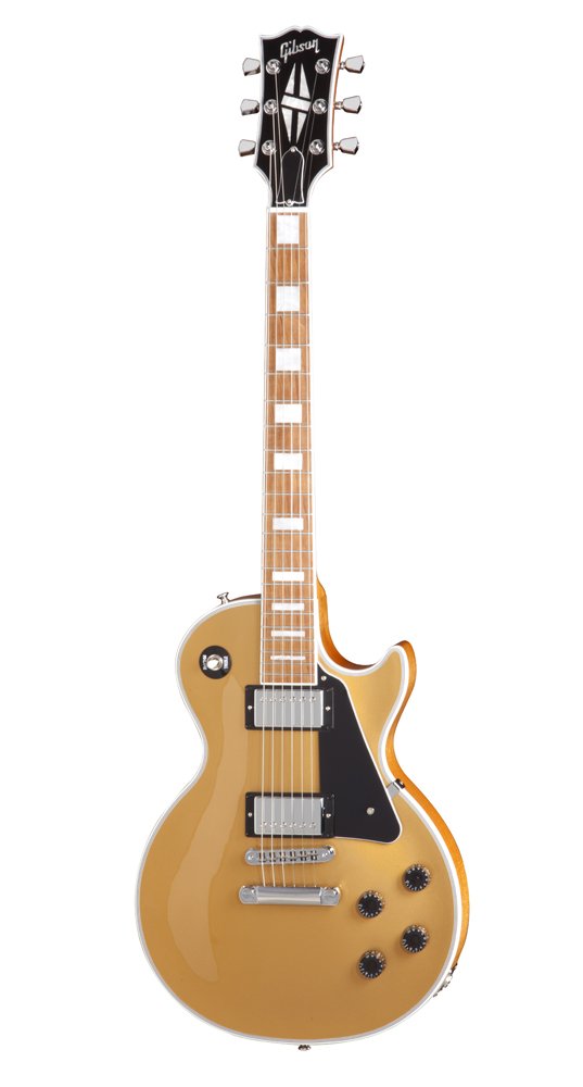 Amazon.com: Gibson Edición Limitada Les Paul Classic personalizado Guitarra  Eléctrica, Gold parte superior : Instrumentos Musicales