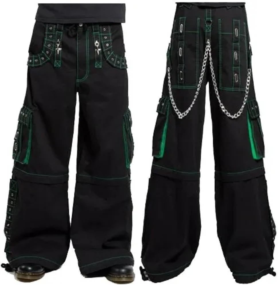 Women's Bondage Trouser Gothic Transformer Baggy Pants Trouser Emo (as1, Alpha, xx_l, Regular, Regular) Black