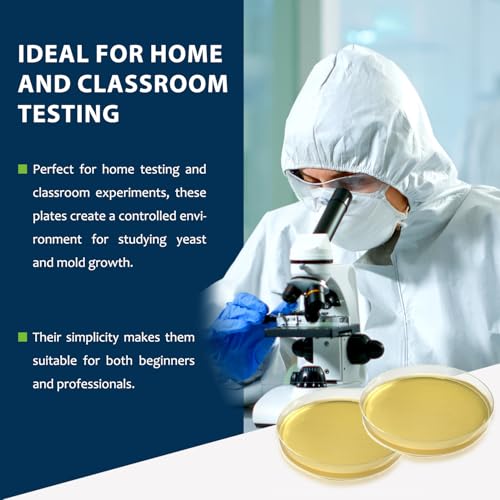 Potato Dextrose Agar(PDA) Plates for Mushroom Cultivation, Mold Detection 10 Pack, and Science Projects – Pre-Poured Petri Dishes - Thumbnail 4