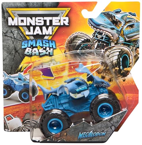 Monster Jam - Smash n Bash Monstertrucks (Maßstab 1:64) mit Crash-Funktion verformen Sich beim Crash und können leicht Wieder repariert Werden ab 4 Jahren Zufallsauswahl (Sortierung)