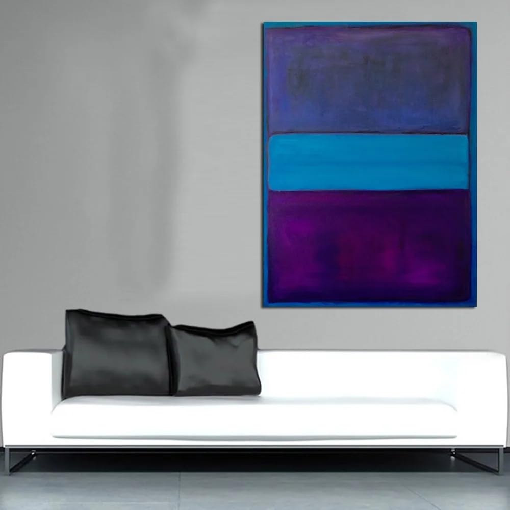 LTjiajuypd Mark Rothko Home Oil Painting Wall Pictures For Living Room Paintings On Canvas Bedroom Office Interior Decoration(60x85cm)