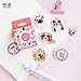 Produktbild BLOUR 45 Stück/Los Netter Hund Tier Aufkleber Dekoration DIY Scrapbooking Aufkleber Briefpapier Kawaii Tagebuch Label Aufkleber