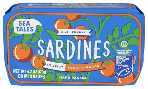 Sea Tales Sardines Spicy Tomato Sc, 4.2 oz